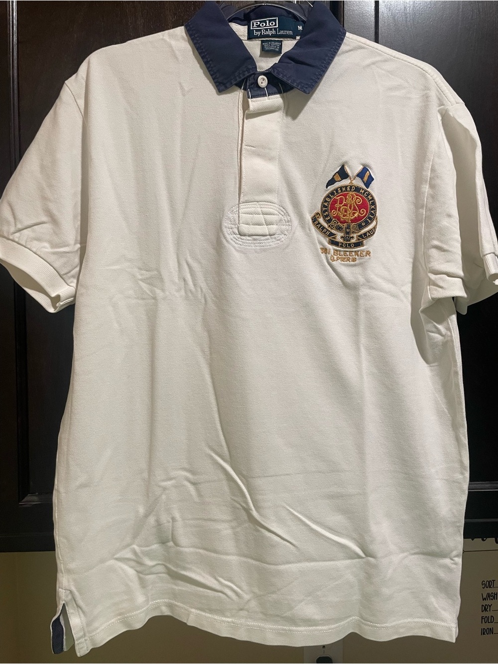 Vintage 90’s Polo Ralph Lauren Bleeker Polo Medium